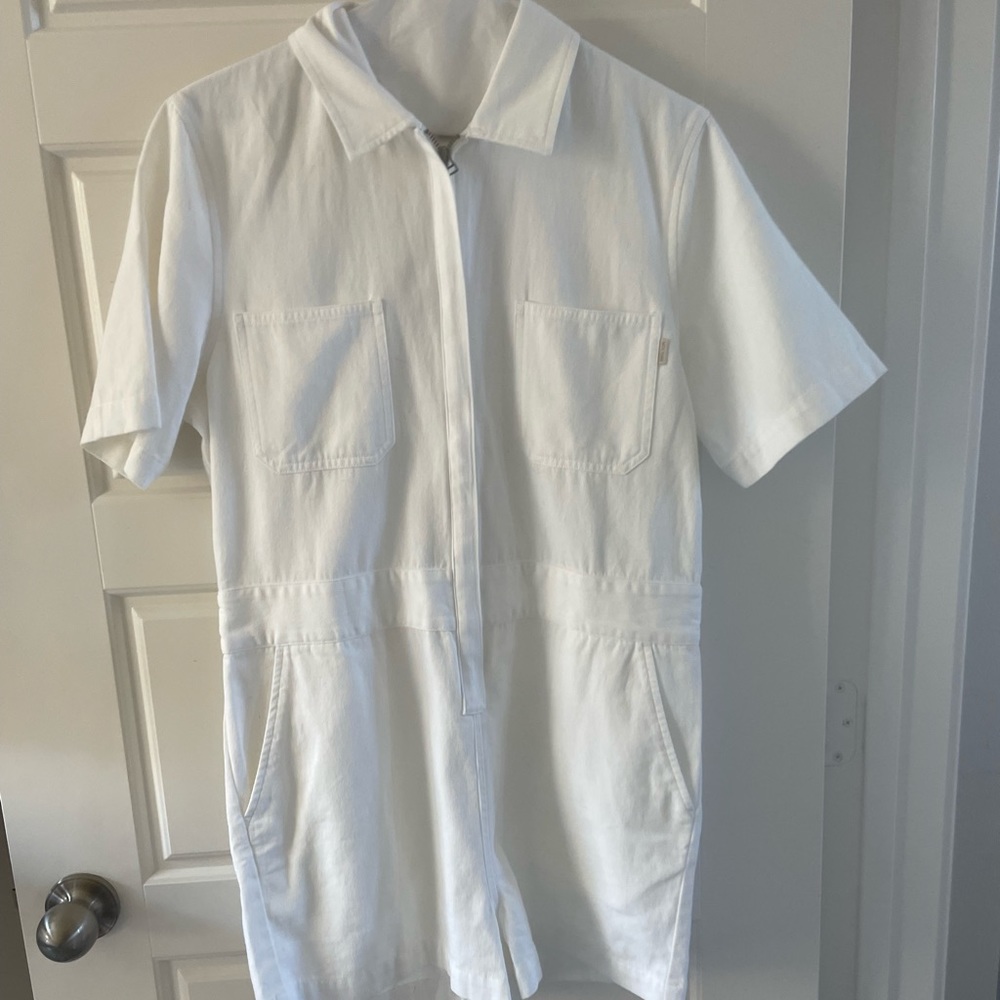 Brixton coveralls romper - White